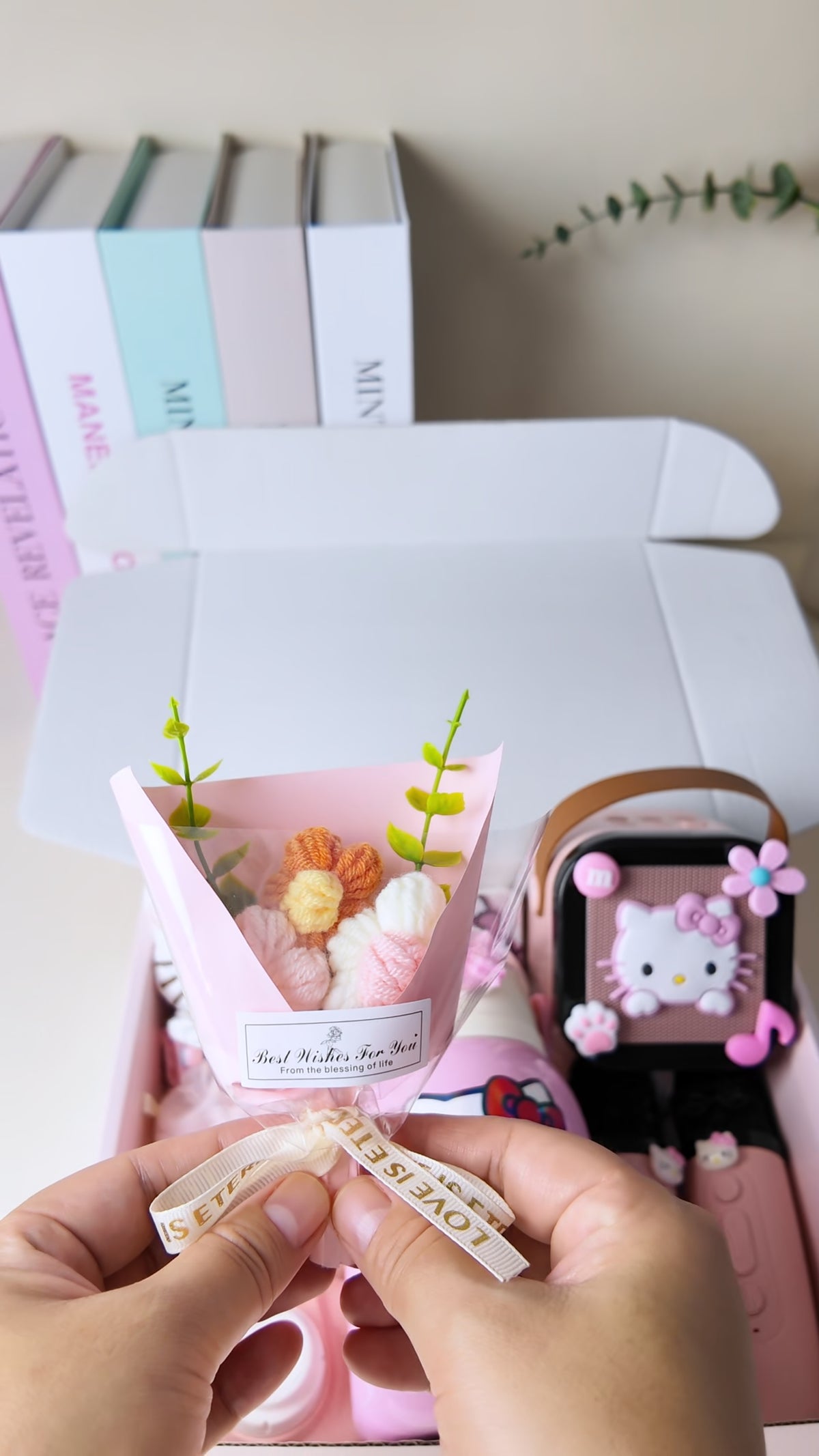 Ultimate Kawaii Pink Kitty Gift Box | Kids Karaoke, Digital Camera & Surprise Toy Set