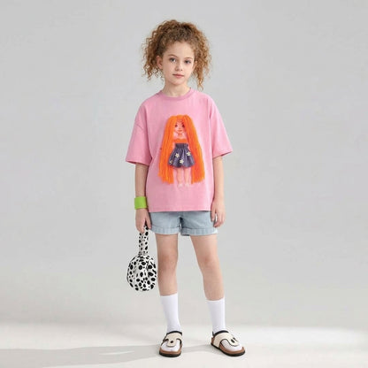 Interactive DIY Doll Dress-Up Top for Girls